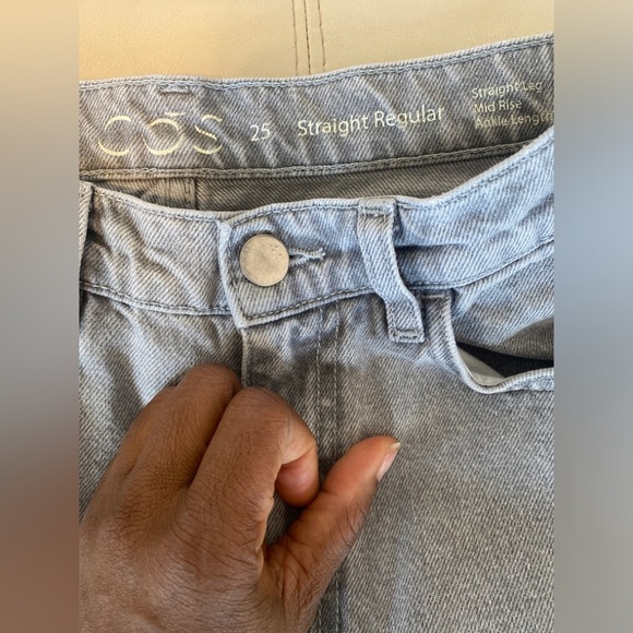 COS Gray Straight Leg Jeans - Picture 3 of 5